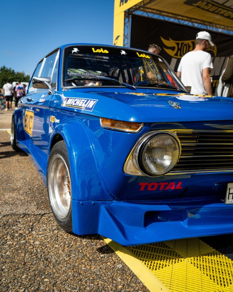 BMW 2002 Tii racing bumper made of fiberglass period-correct