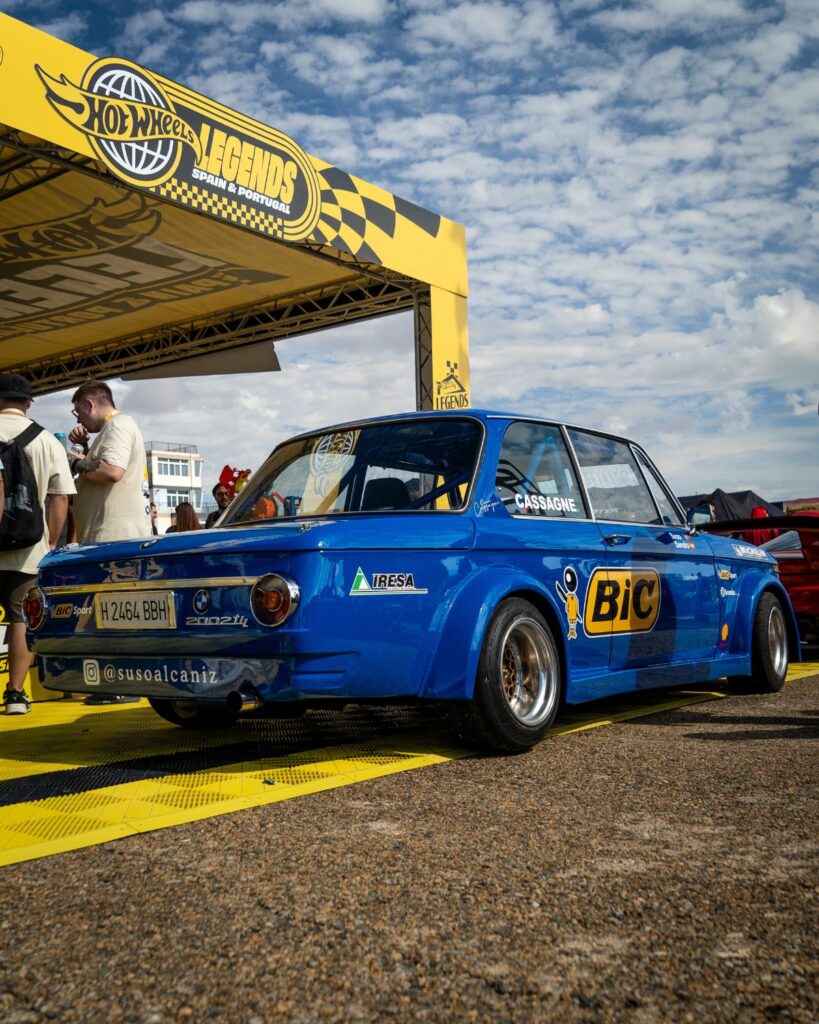 Classic BMW 2002 Racing coupe modified for racing competition