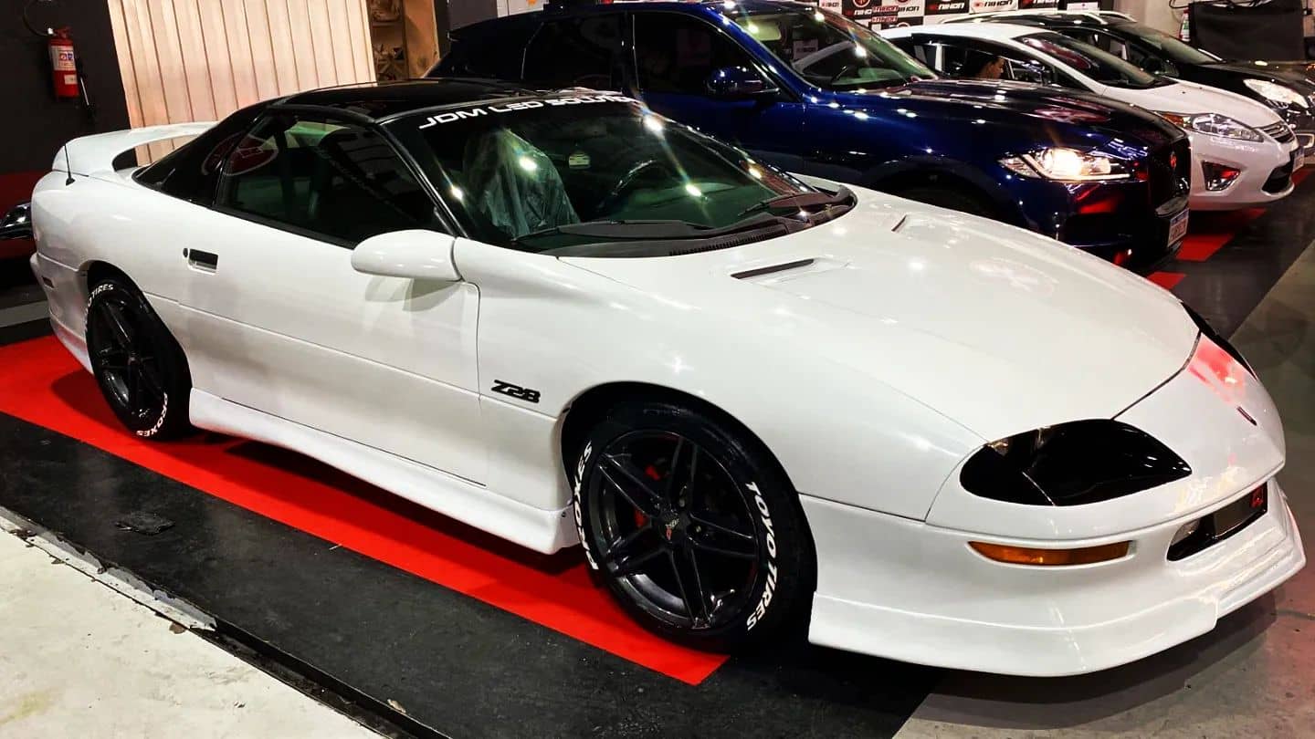 Modified Chevy Camaro Z28 1994 with custom modifications