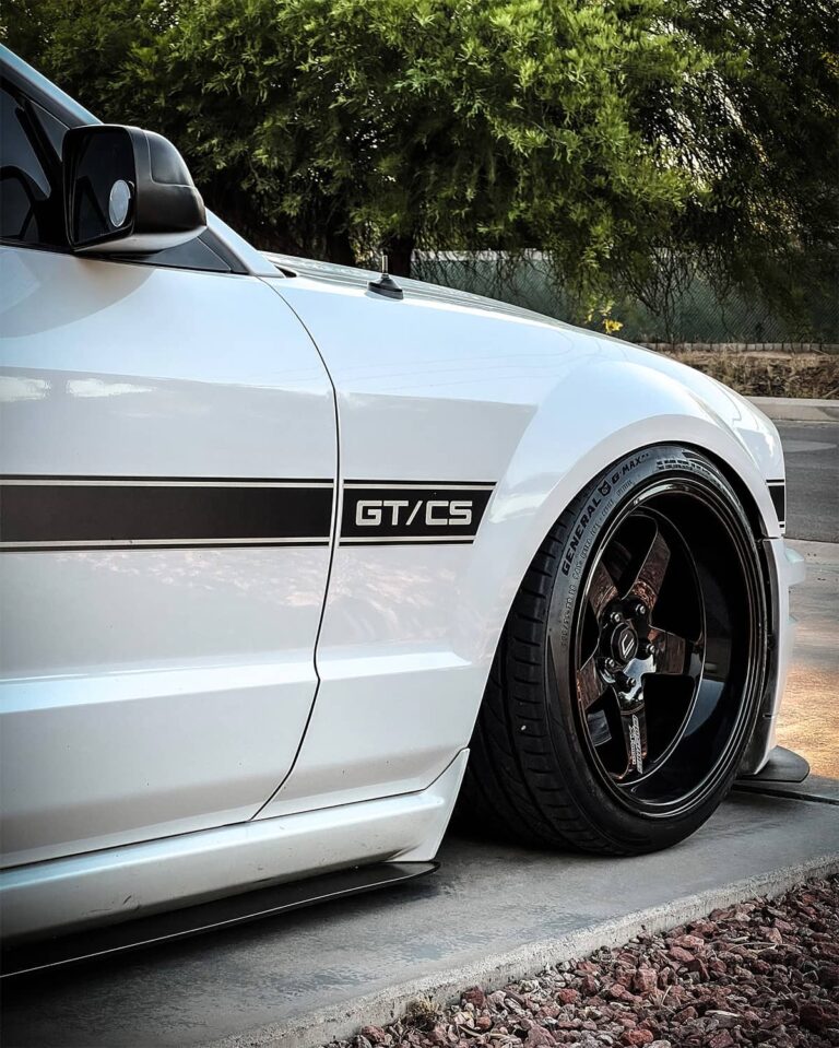 Modified Ford Mustang GT California Special S197 on Air Suspension