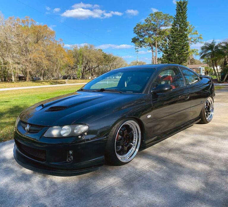 Custom Pontiac GTO with CV8Z Holden Monaro Bumper & Low Stance